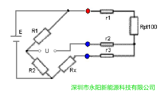 PT100溫度傳感器電路圖